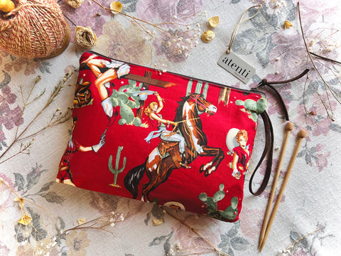 Cowgirl Red Grand Pouch