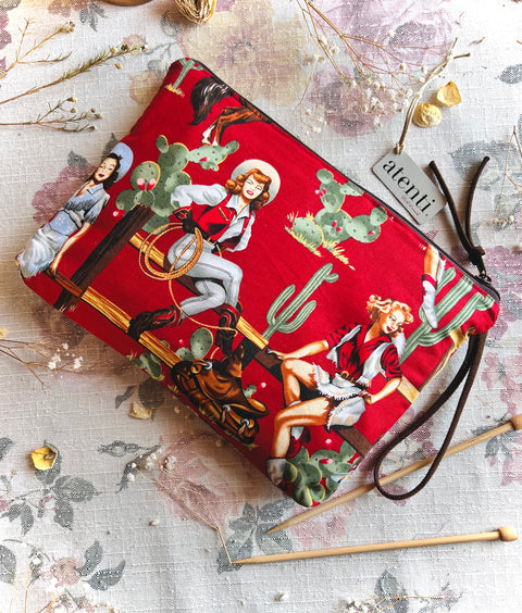 Cowgirl Red Grand Pouch